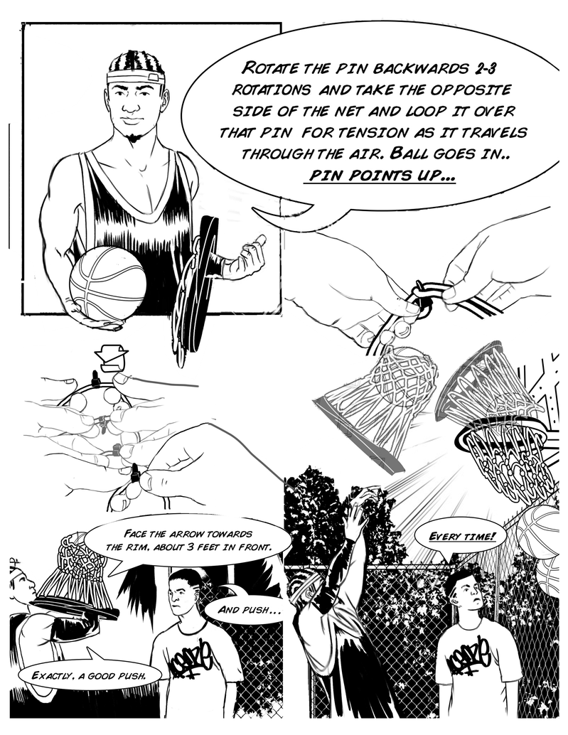 The World's First Portable Replacement Basketball Net